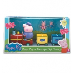 Świnka Peppa – Pociąg z figurkami i dźwiękiem